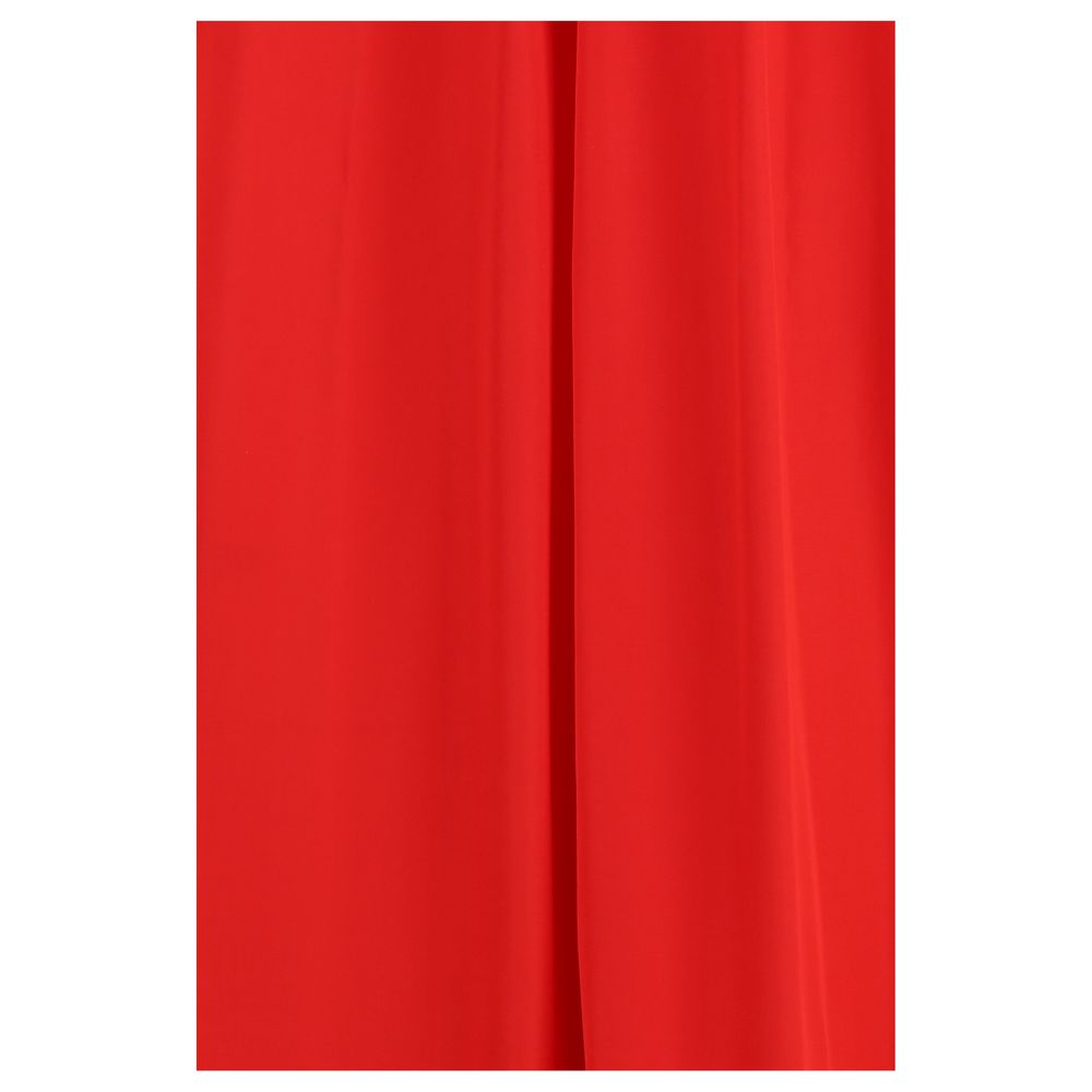 SA SU PHI Red Polyester Long Dress