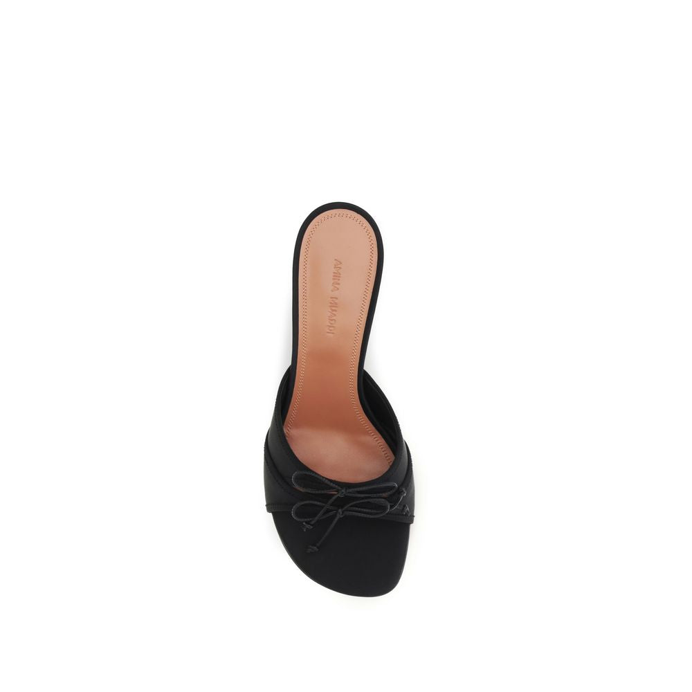 Black Silk Sandals