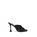 Black Silk Sandals