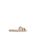 Saint Laurent Multicolor Calf Leather Bos Taurus Flat Sandals