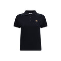 Black Cotton Polo Shirt