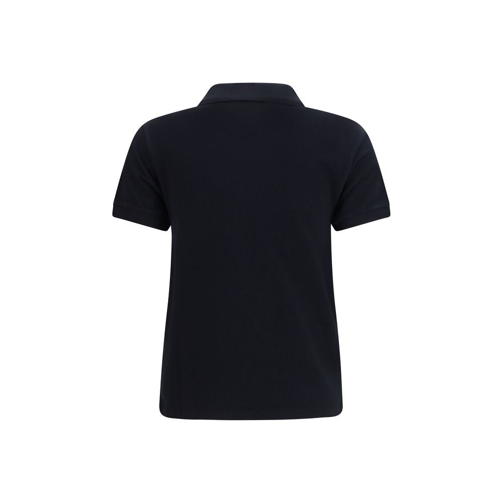 Black Cotton Polo Shirt