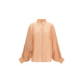 Orange Cotton Pattern Shirt