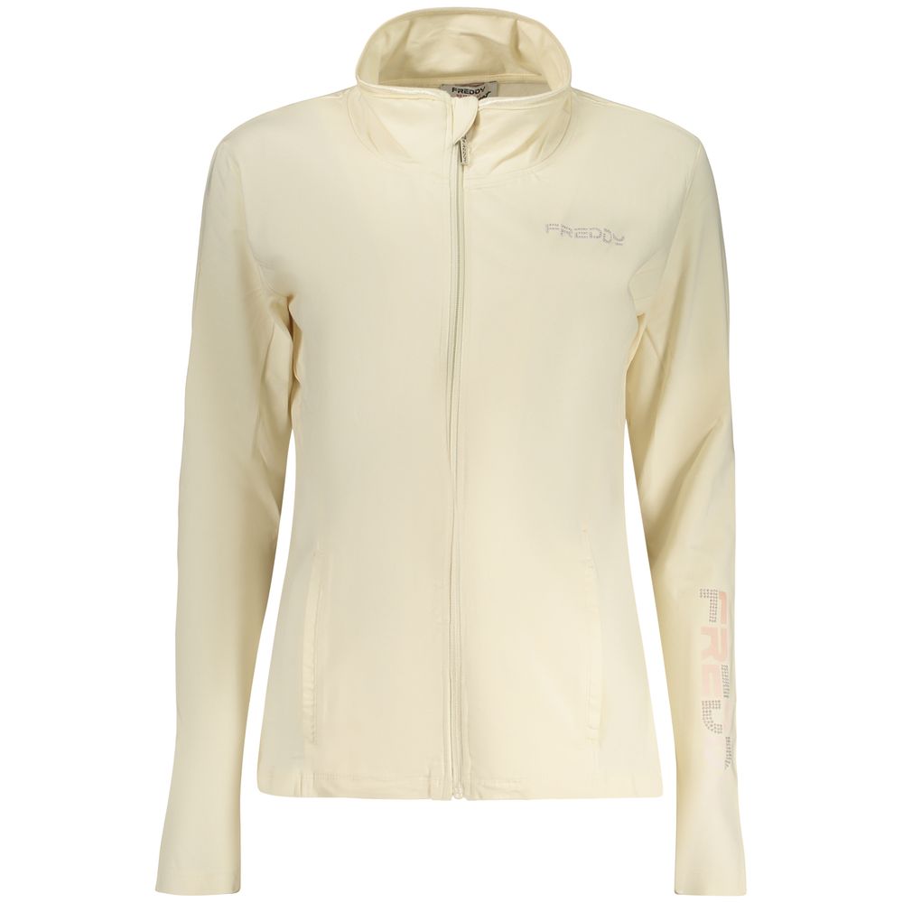 Beige Cotton Women's Sweatshirt