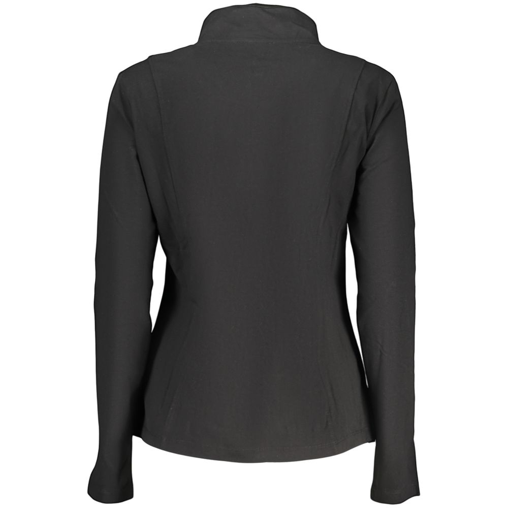 Black Cotton Women's Sweatshirt