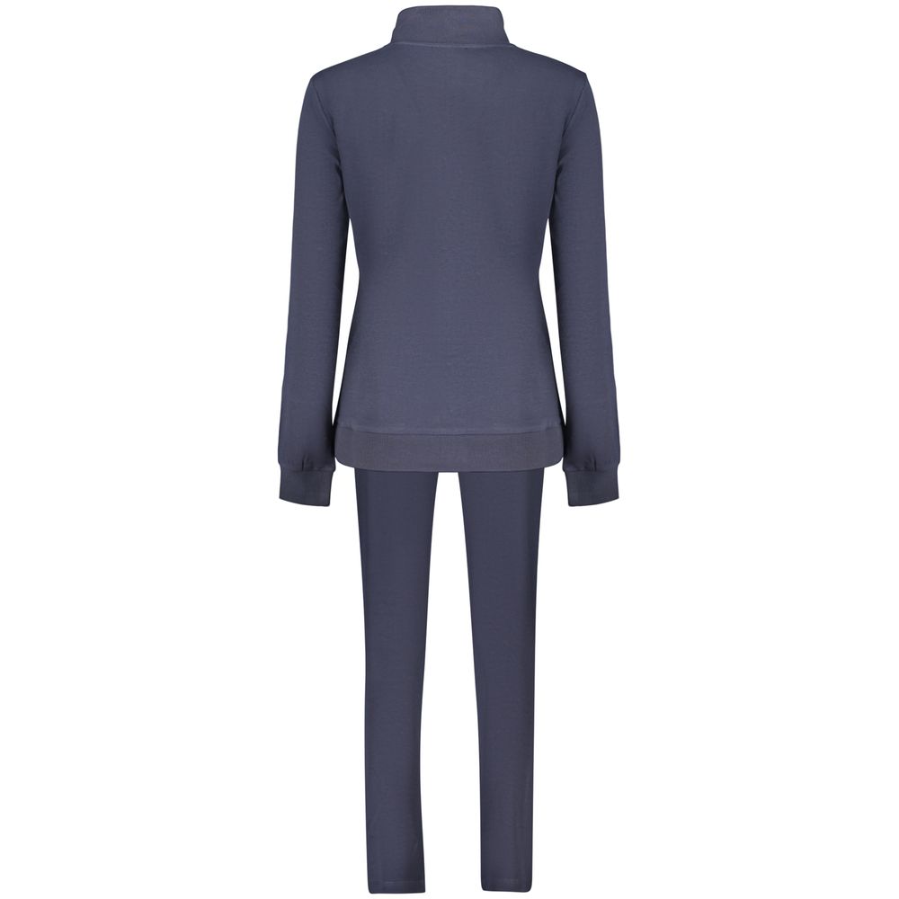 Blue Cotton Women's Sweatshirt