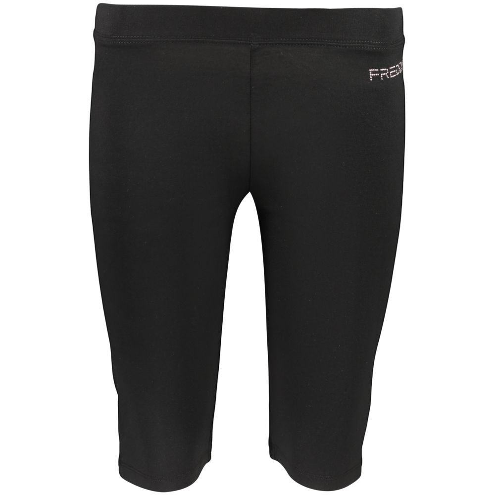 Black Cotton Women's Short