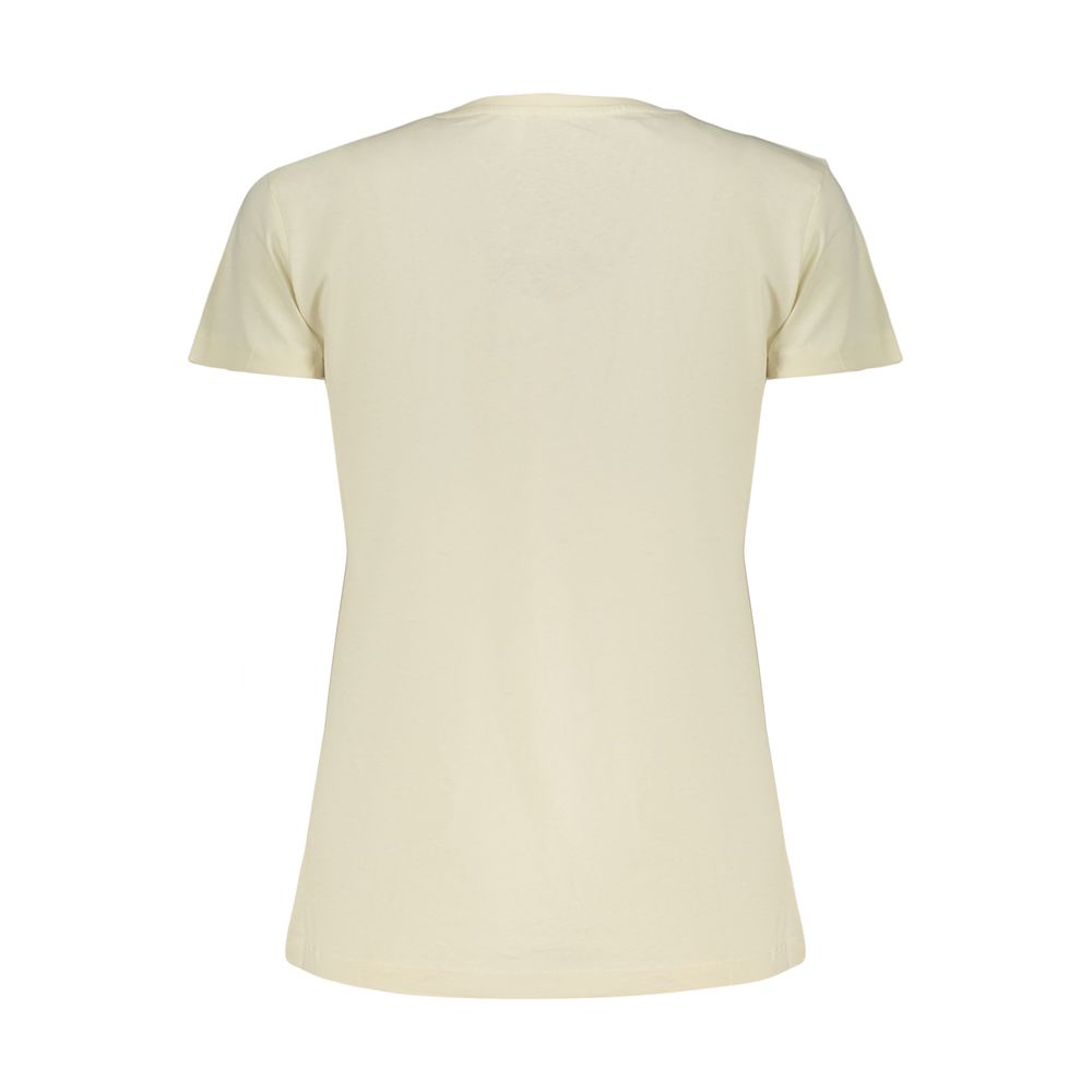 Beige Cotton Women's T-Shirt