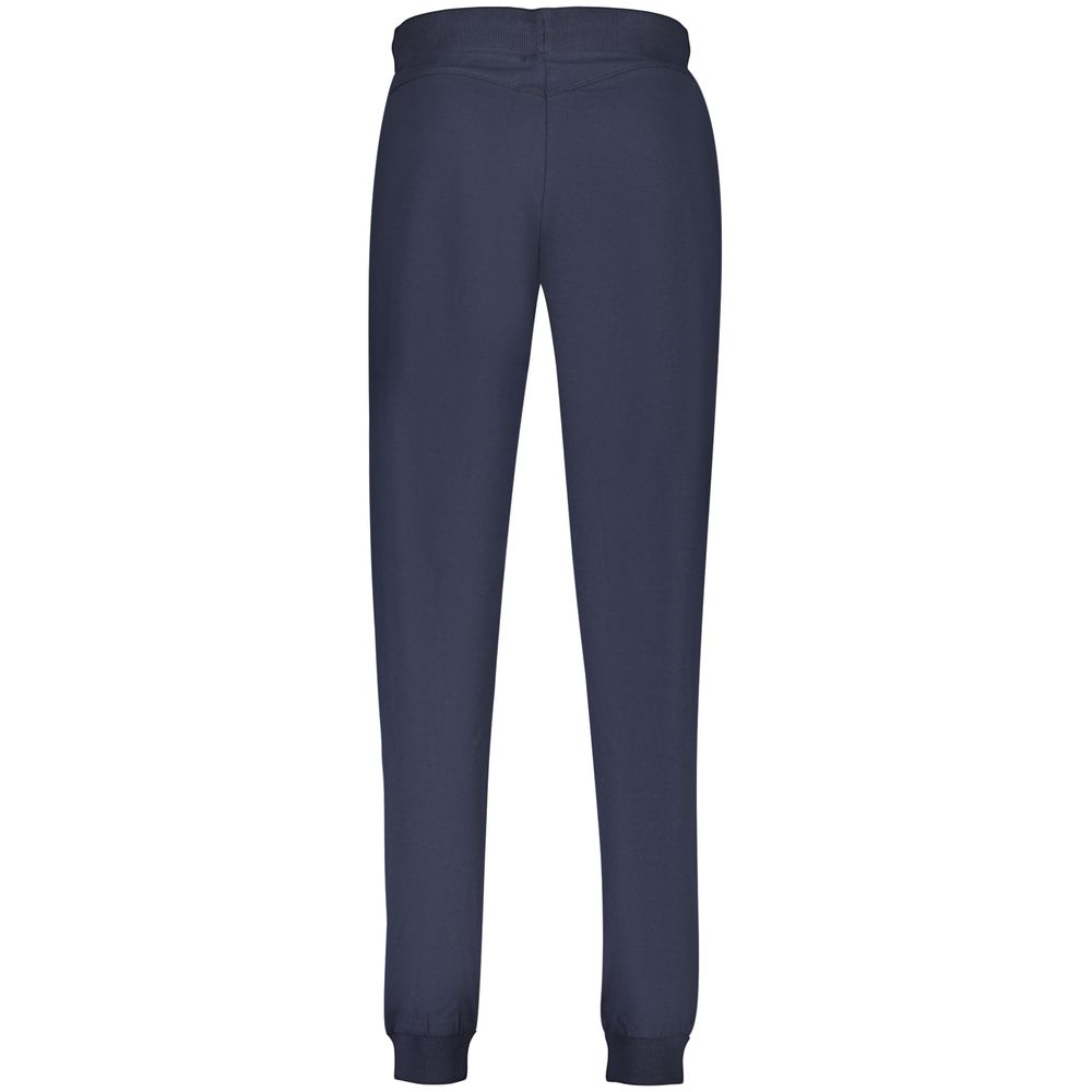Blue Cotton Women's Trousers