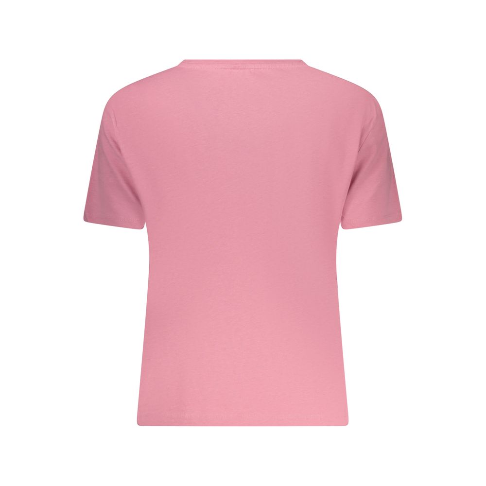 Pink Cotton Women's T-Shirt