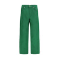 Bicolor Cotton Casual Pants