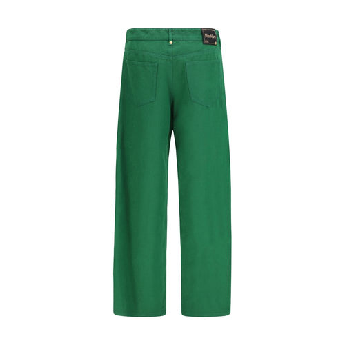 Bicolor Cotton Casual Pants