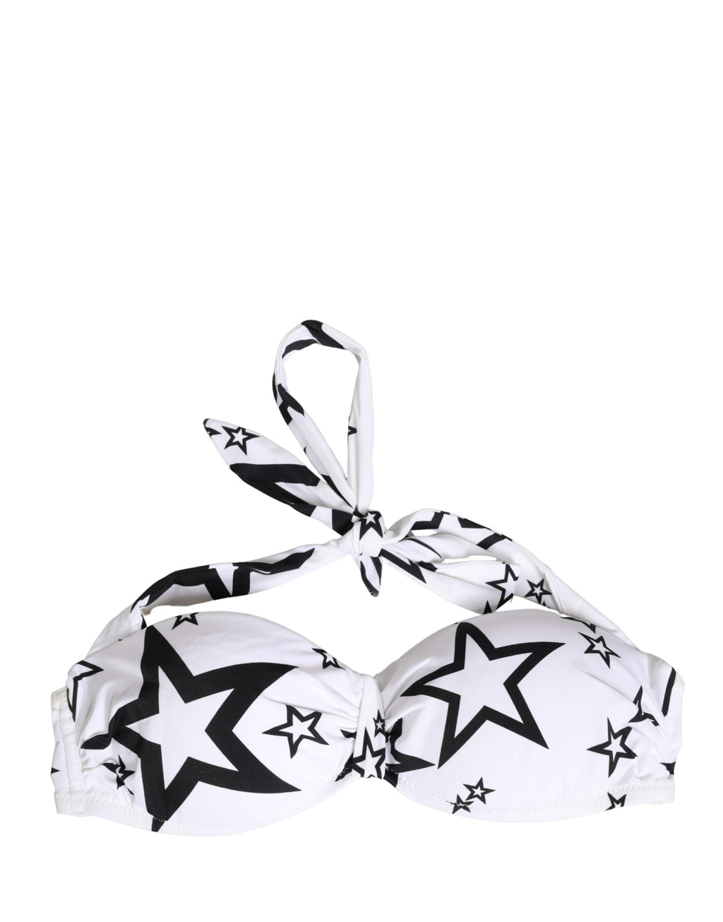 Dolce & Gabbana White Millennials Star Padded Bandeau Underwear