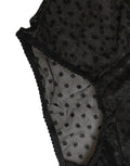 Dolce & Gabbana Black Logo Girdle High Waist Panty Underwear