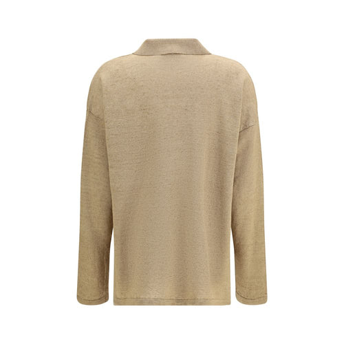 Beige Linen Cardigan