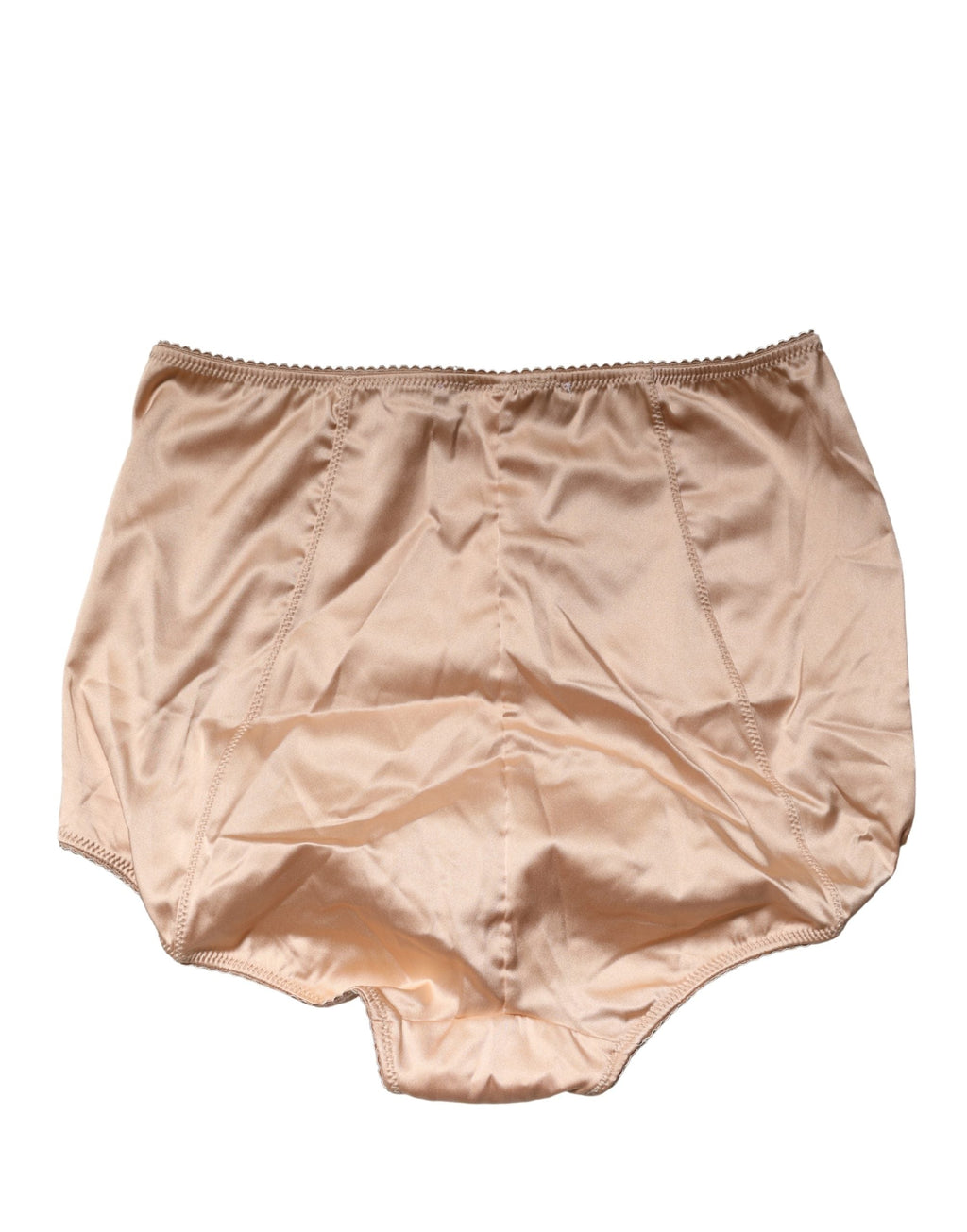 Dolce & Gabbana Beige Silk Blend High Waist Girdle Panty Underwear