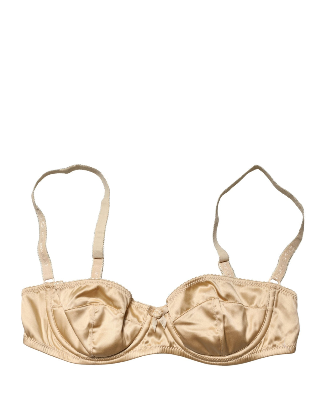 Dolce & Gabbana Beige Semi-Pad Underwire Balconette Bra Underwear
