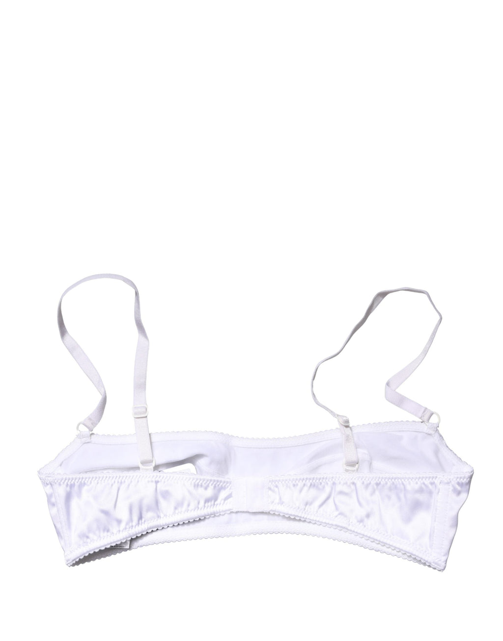Dolce & Gabbana White Semi-Pad Underwire Balconette Bra Underwear