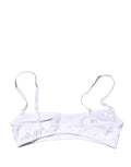 Dolce & Gabbana White Semi-Pad Underwire Balconette Bra Underwear