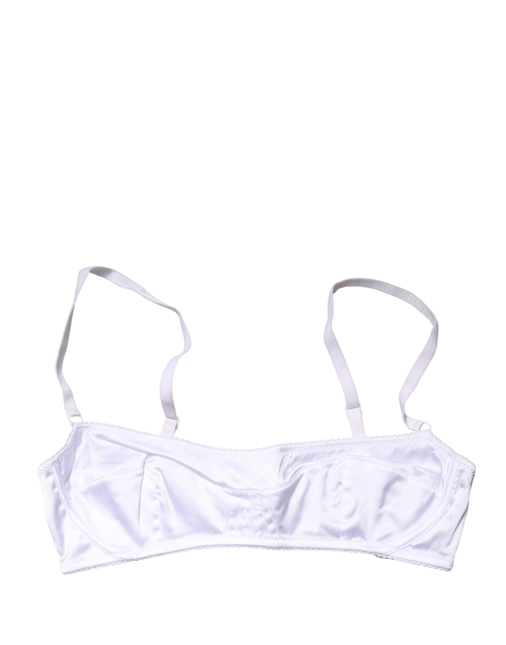 Dolce & Gabbana White Semi-Pad Underwire Balconette Bra Underwear