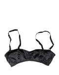 Dolce & Gabbana Black Semi-Pad Underwire Balconette Bra Underwear