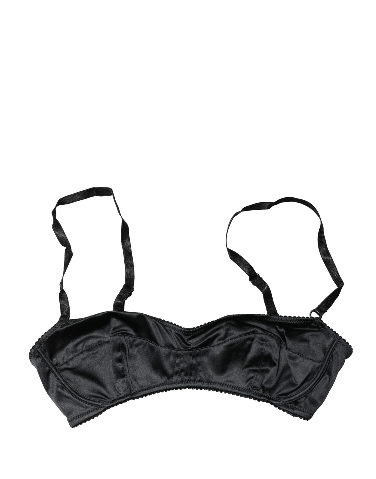 Dolce & Gabbana Black Semi-Pad Underwire Balconette Bra Underwear