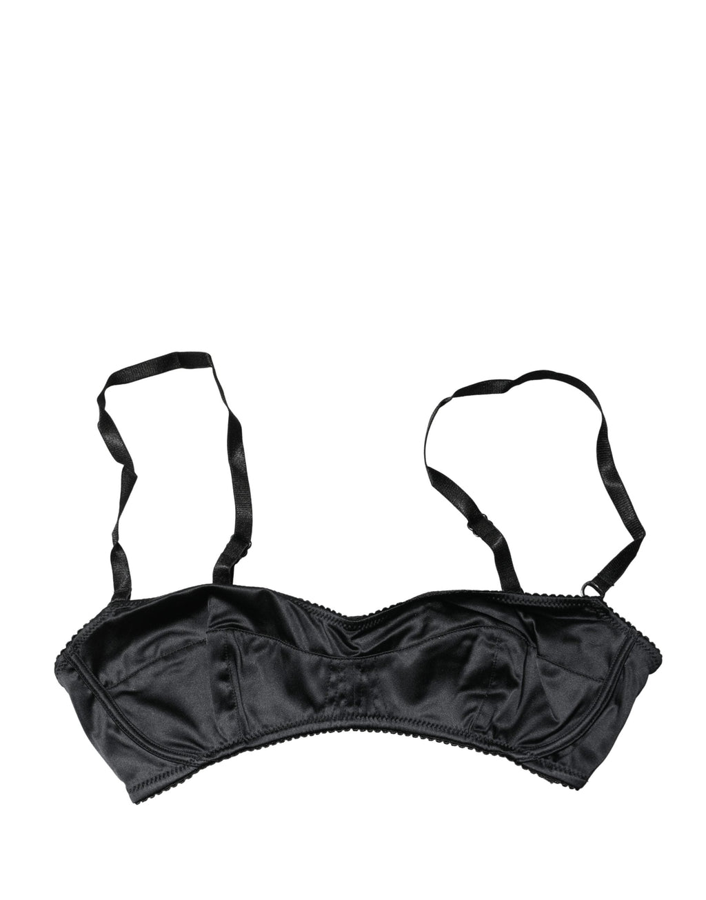 Dolce & Gabbana Black Semi-Pad Underwire Balconette Bra Underwear