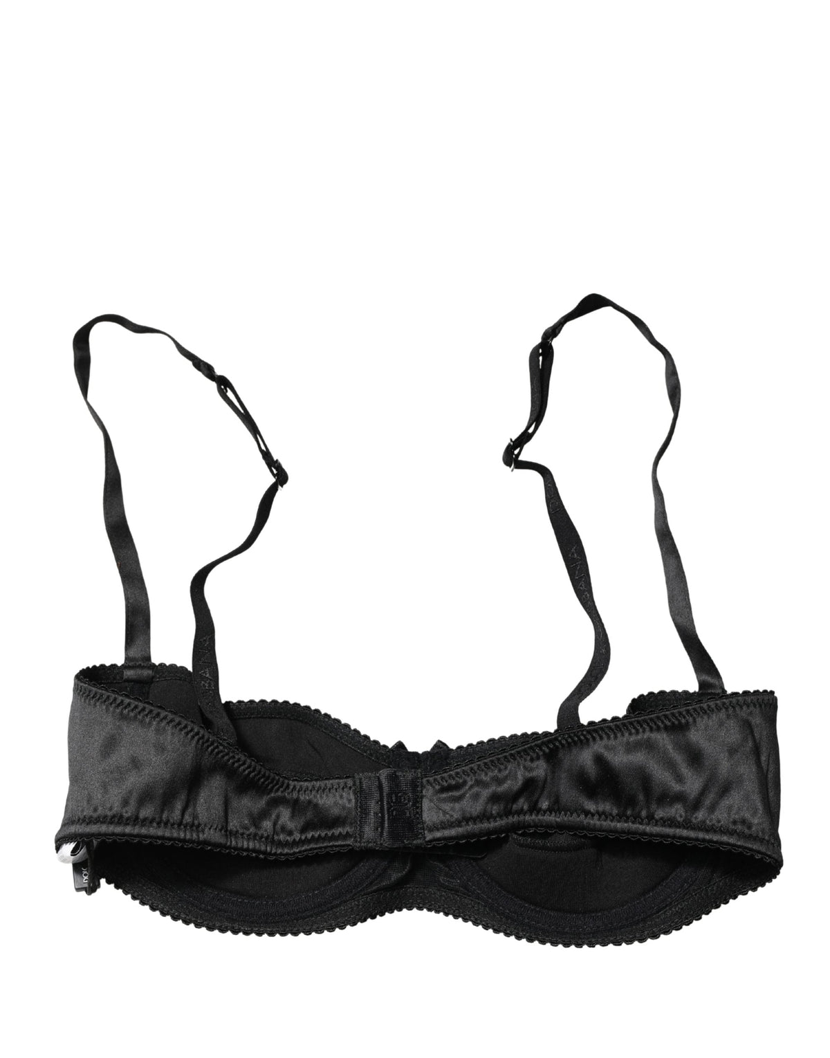 Dolce & Gabbana Black Semi-Pad Underwire Balconette Bra Underwear
