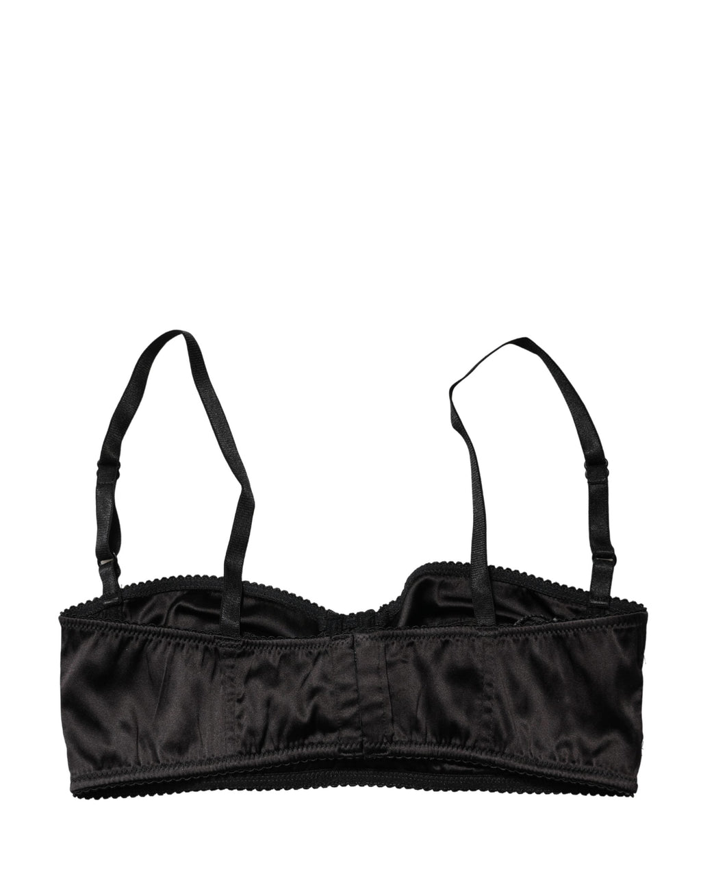 Dolce & Gabbana Black Semi-Pad Underwire Balconette Bra Underwear