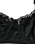 Dolce & Gabbana Black Semi-Pad Underwire Balconette Bra Underwear