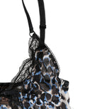 Roberto Cavalli Multicolor Leopard Babydoll Chemise Underwear