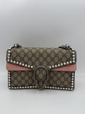 GUCCI DIONYSUS GG Supreme with Diamantes Handbag