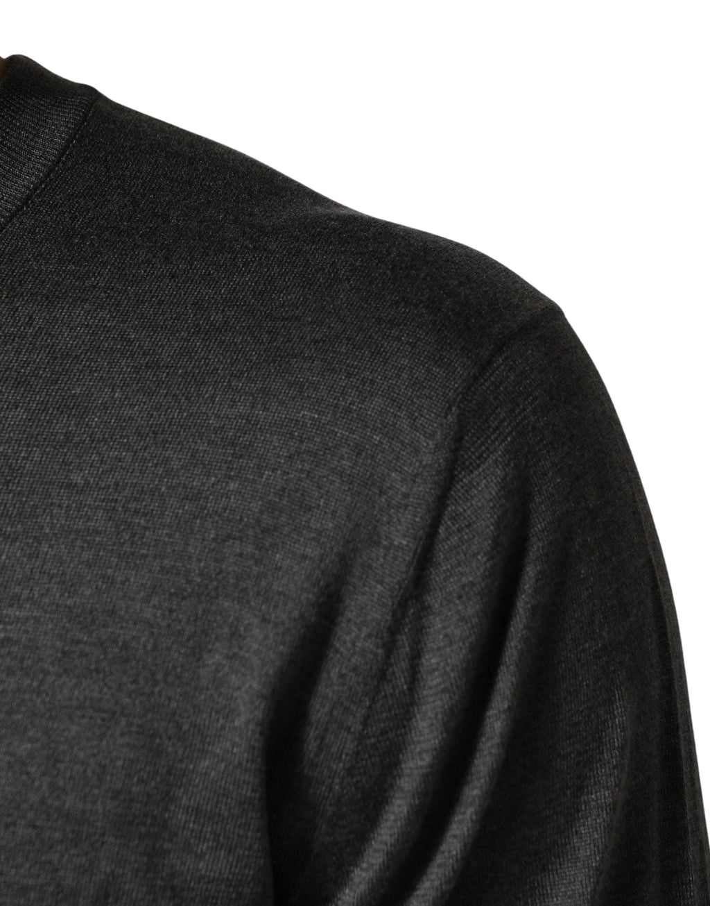 Dolce & Gabbana Gray Long Sleeves Crew Neck Pullover Sweater