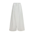 Marni White Cotton Casual Pants