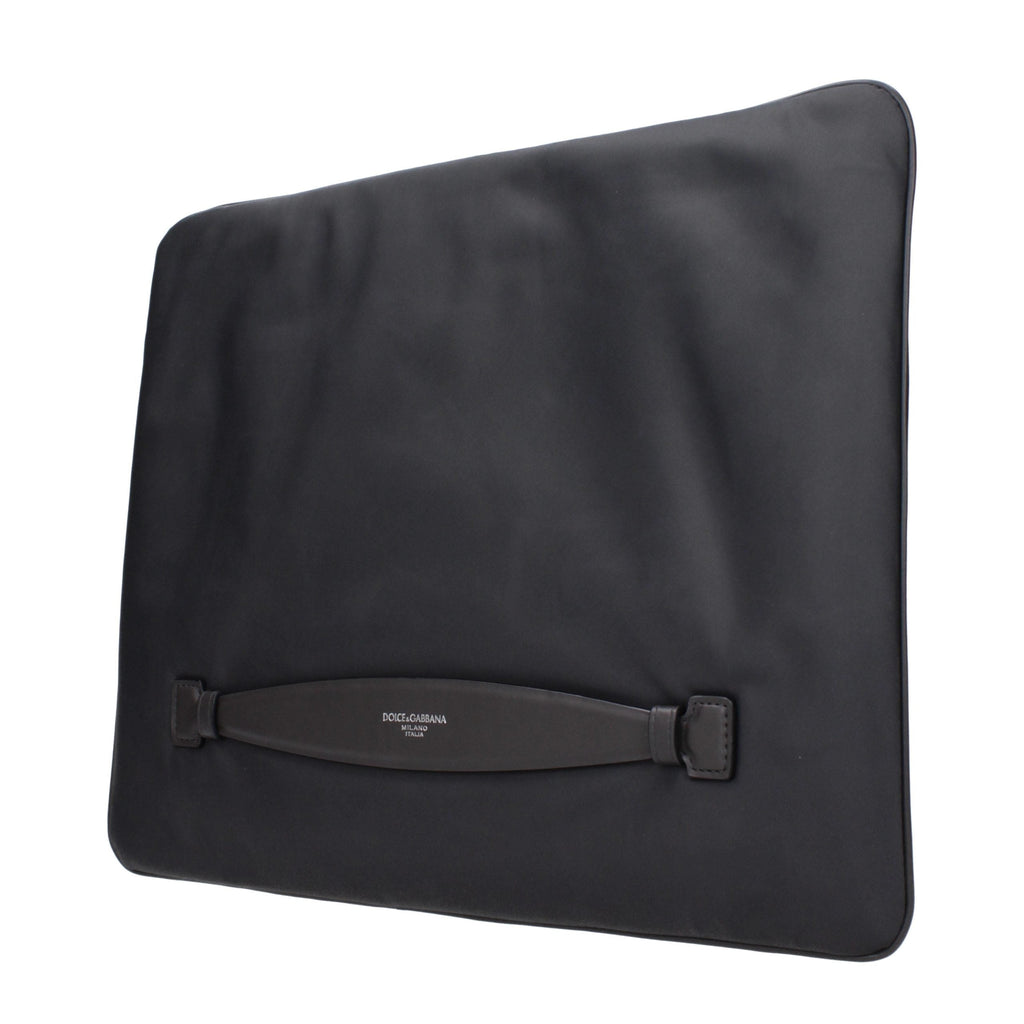 Dolce & Gabbana Gray Fabric Clutch Bag