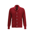 Brunello Cucinelli Red Cotton Cardigan