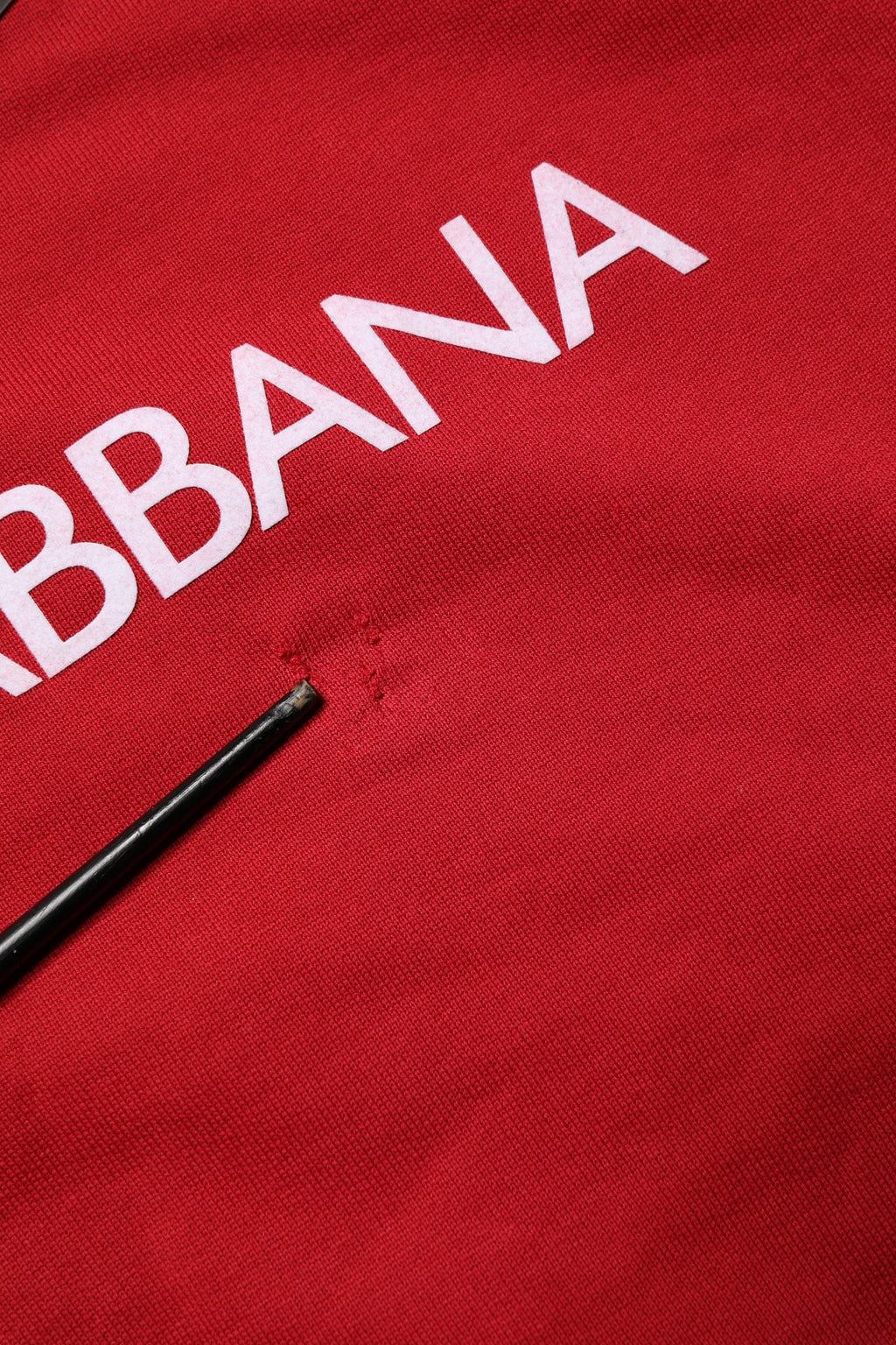Dolce & Gabbana Red Cotton DG Logo Jersey Sweatshirt Sweater