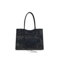 Balenciaga Black Lamb Ovis Aries Shoulder Bag