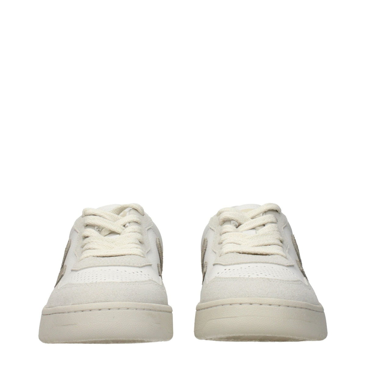 Veja White Leather Low Top Sneakers