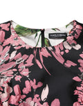 Dolce & Gabbana Multicolor Floral Brocade A-line Mini Dress