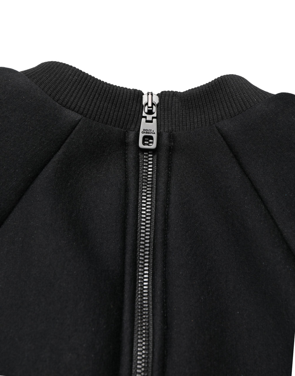 Philosophy Black Cropped ZipperBack Sweatshirt Sweater