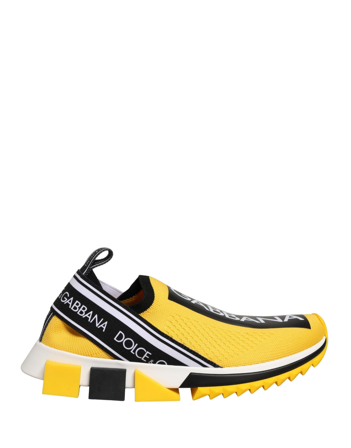 Dolce & Gabbana Yellow Sorrento SlipOn Low Top Sneakers Shoes