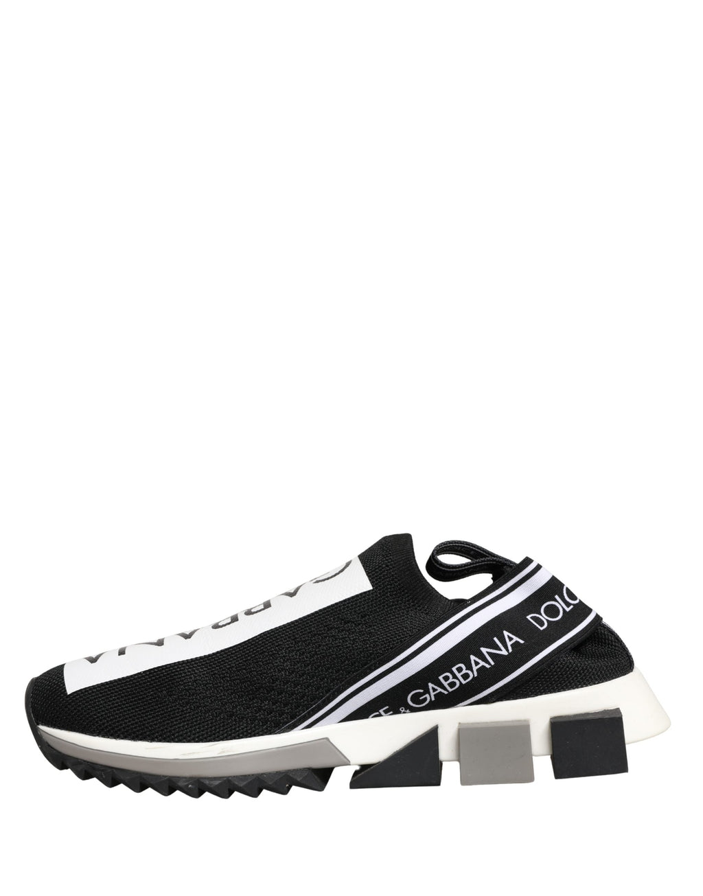 Dolce & Gabbana Black Sorrento Slip On Low Top Sneakers Shoes
