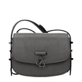 Jimmy Choo Gray Leather Shoulder Bag