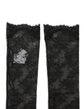Dolce & Gabbana Black Floral Lace Nylon Stretch Knee Socks
