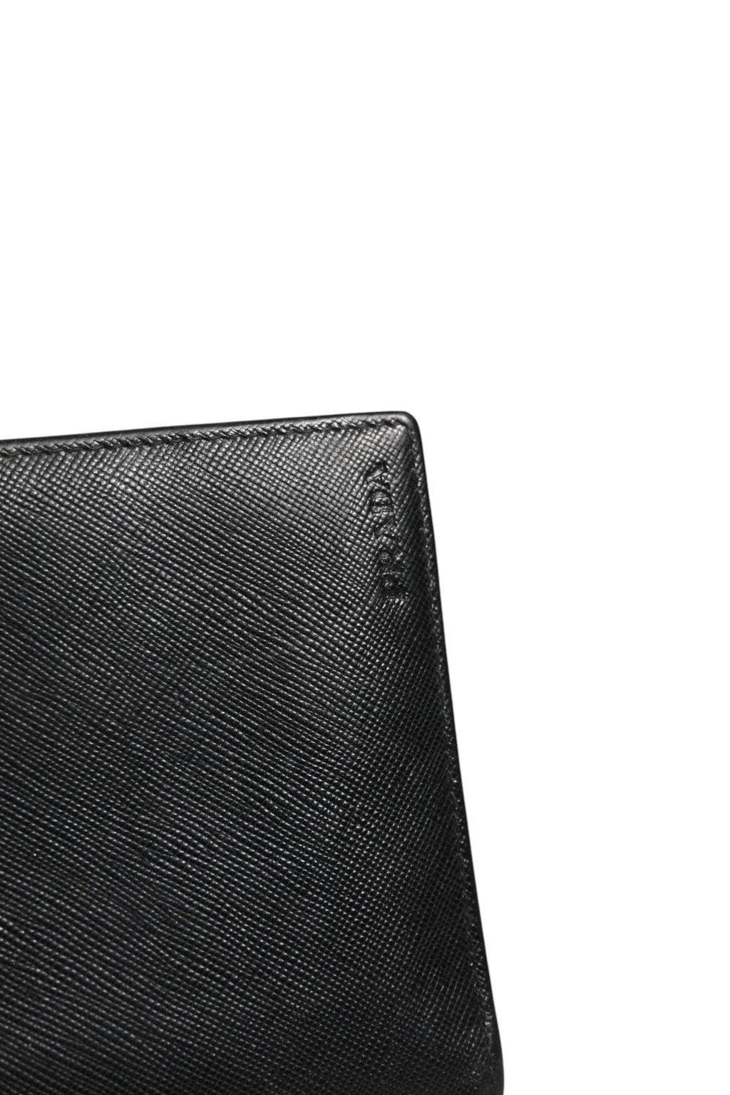 Prada Saffiano Leather Slim Card Holder Wallet