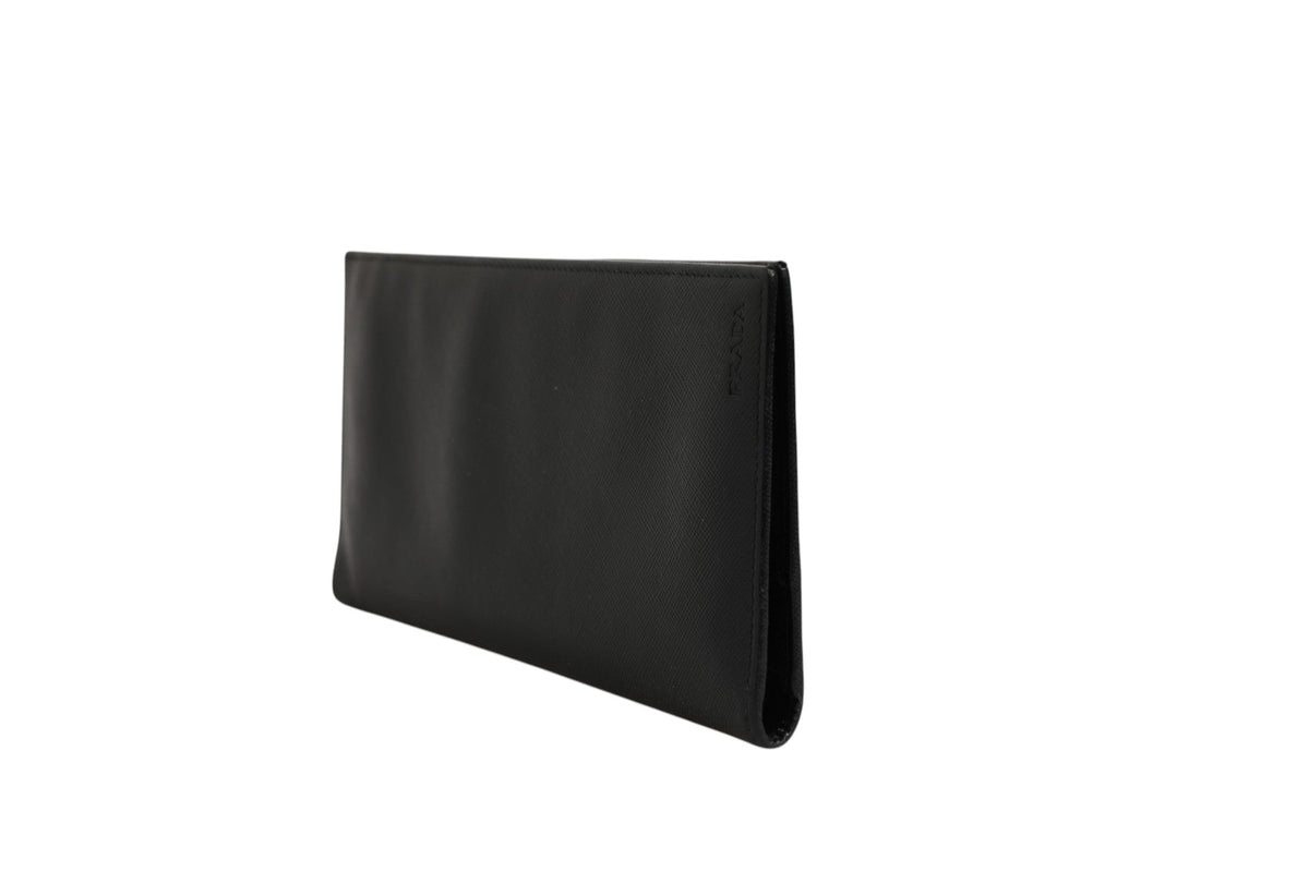Prada Saffiano Leather Slim Card Holder Wallet