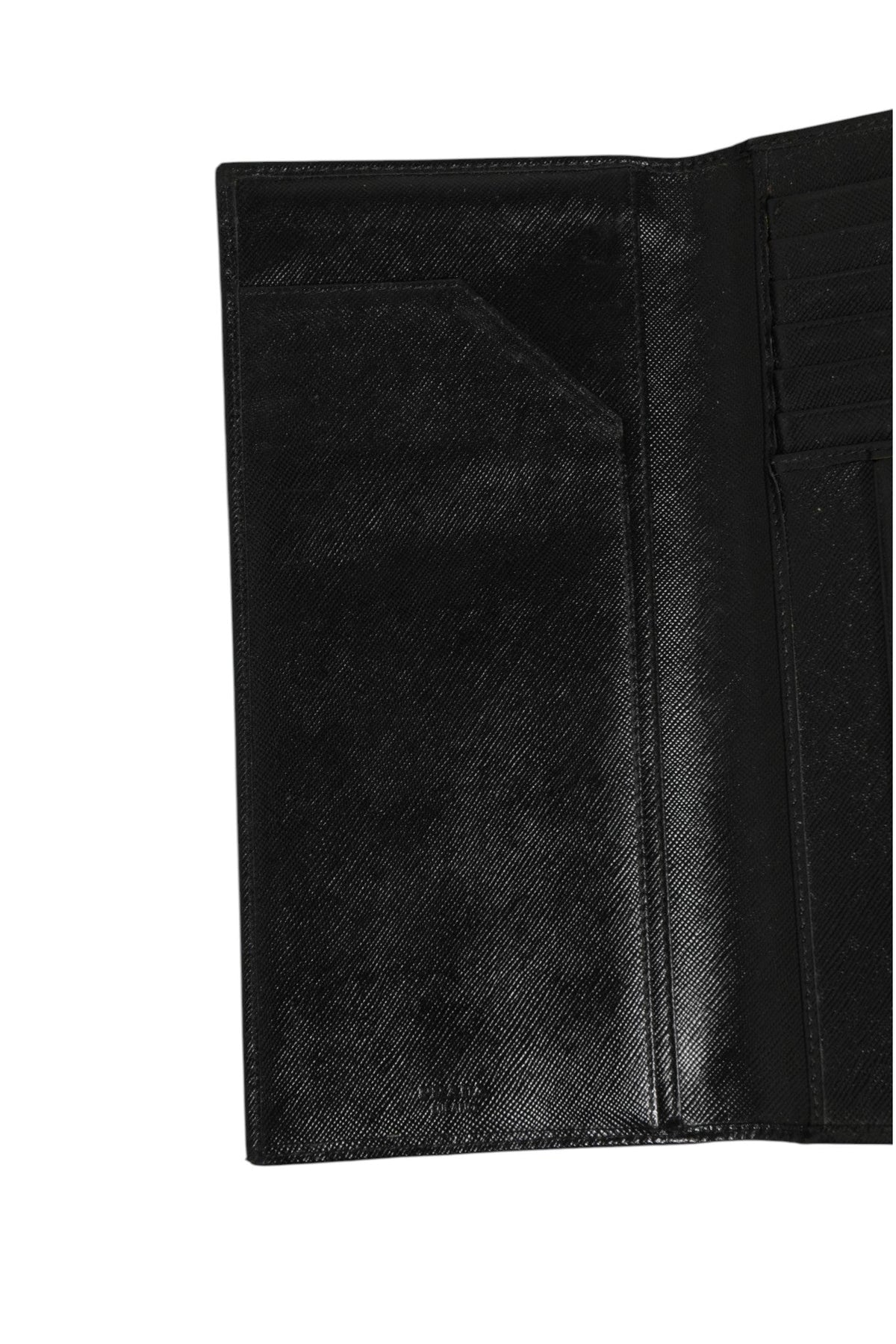 Prada Saffiano Leather Slim Card Holder Wallet