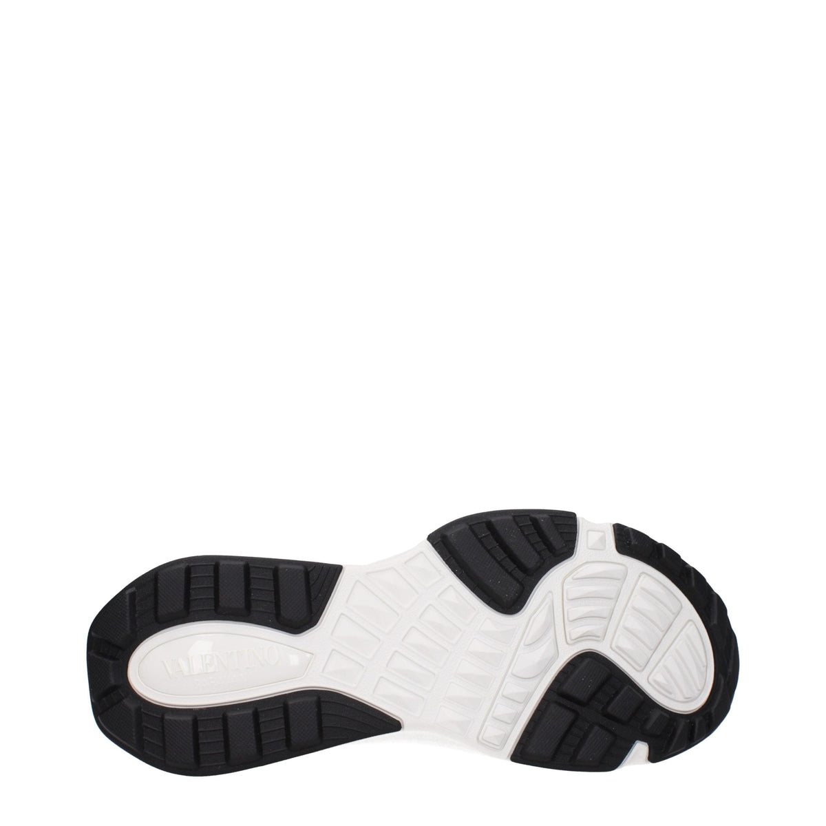 Valentino Garavani White Fabric Athletic Sneakers