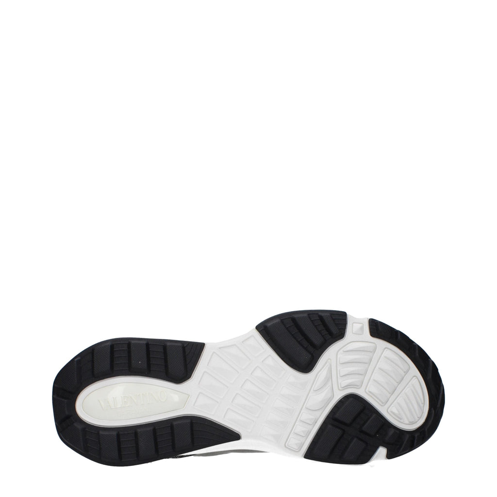 Valentino Garavani Gray Fabric Athletic Sneakers